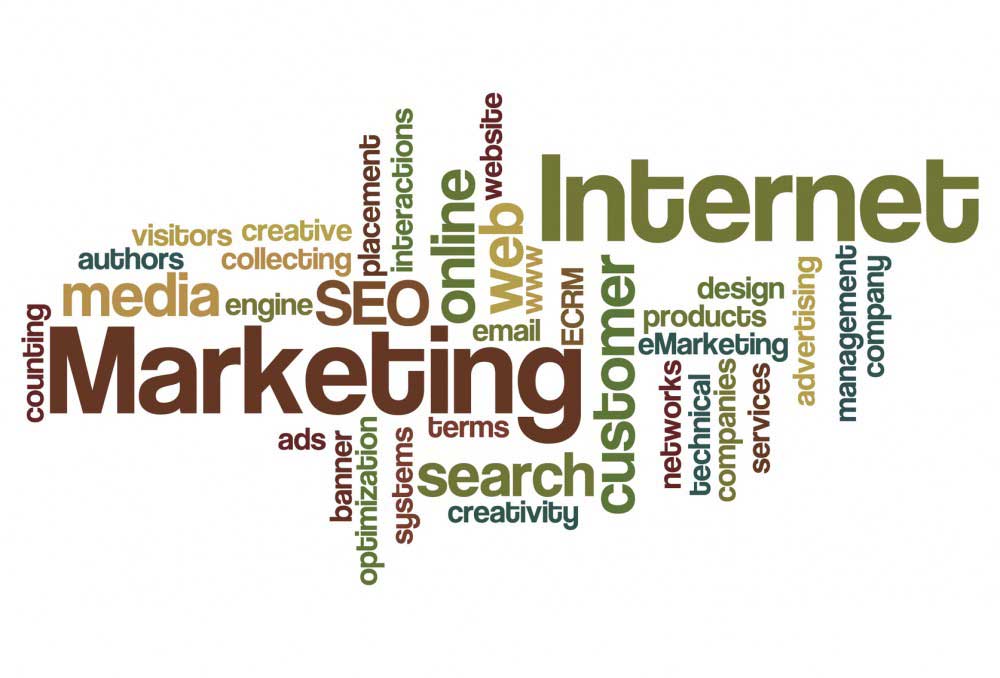 Internet and Marketing - Word Cloud